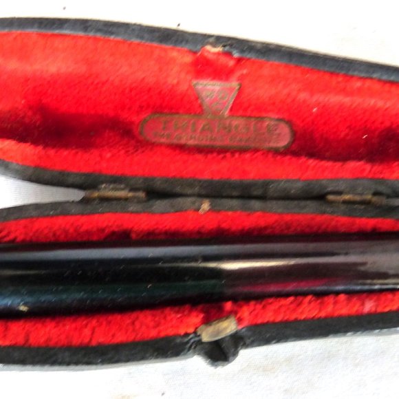 WDC Accessories Vintage Wdc Triangle Bakelite Cigarette Holder Case